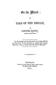 Cover of On the march: a tales of the deccan