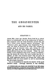 Cover of The ghost-hunter and his family
