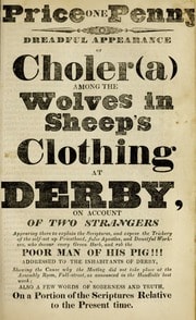 Cover of Dreadful appearance of choler(a) among the wolves in sheep's clothing at Derby