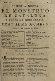 Cover of El monstruo de Cataluña y peñas de Monserrate