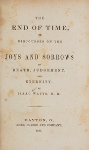 Cover of The end of time