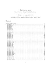 Cover of Epistolarum Liber - Hildegarde von Bingen - English