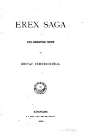 Cover of Erex saga [microform]