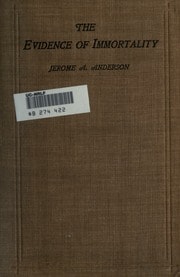 Cover of The Evidence of Immortality