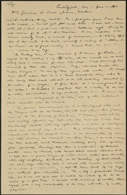 Cover of [Extract of letter by] W. L. Garrison to Phoebe Jackson, Providence [manuscript]