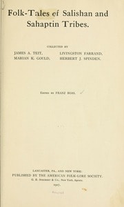 Cover of Folk-Tales of Salishan and Sahaptin Tribes