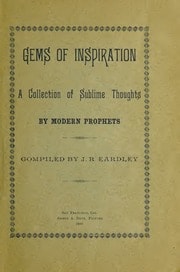 Cover of gemsofinspiratio00eard