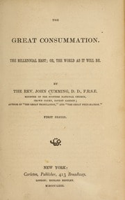 Cover of The great consummation