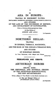 Cover of Greek folk-songs from the Ottoman provinces of northern Hellas