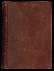 Cover of [Autograph album of Johann Joachim Prack von Asch]