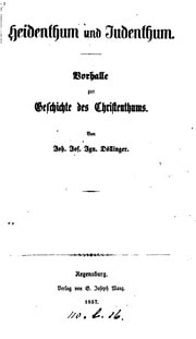 Cover of Heidenthum und Judenthum