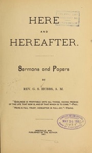 Cover of Here and hereafter