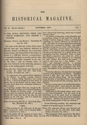 Cover of The Historical Magazine, and Notes & Queries Concerning the Antiquities, History and Biography of America (October, 1867)