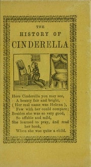 Cover of THE HISTORY OF CINDERELLA