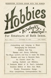 Cover of Hobbies Weekly No. 1