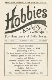 Cover of Hobbies Weekly No. 4