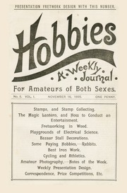 Cover of Hobbies Weekly No. 5