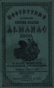 Cover of Hostetter's Illustrated United States Almanac (1890)