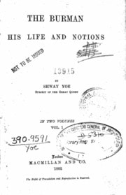 Cover of Burman his life and notions vol.1