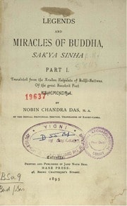 Cover of Legends and miracles of Buddha Sakya Sinha pt.1