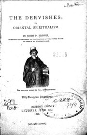 Cover of Dervishes oriental spiritualism