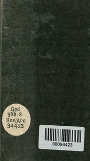 Cover of Apology: addressed to the traveller’s club, or anecdotes of monkeys