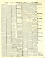 Cover of The Indianapolis daily journal