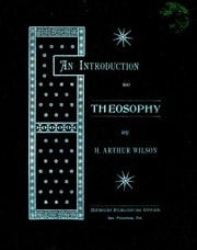 Cover of An Introduction To Theosophy