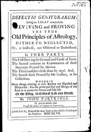 Cover of Defectio Genitarum
