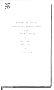 Cover of [Laurens (Bark) of Sag Harbor, NY, mastered by Atkins Eldridge, keeper Samuel S. Stafford, on voyage 21 August 1845 - January 1848]
