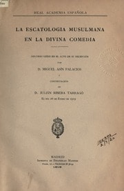 Cover of La Escatologia Musulmana en la Divina Comedia