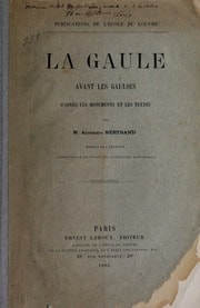 Cover of La Gaule avant les Gaulois