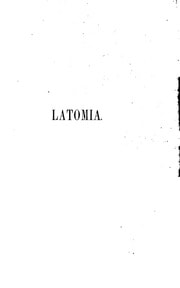 Cover of Latomia 17 (1859)