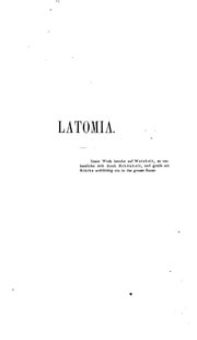 Cover of Latomia 18 (1860)