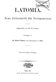 Cover of Latomia (NF) 21 (1898)