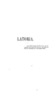Cover of Latomia 21 (1862)