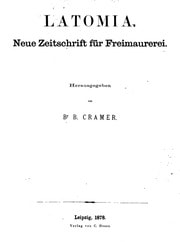 Cover of Latomia (NF) 1 (1878)