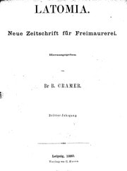 Cover of Latomia (NF) 3 (1880)