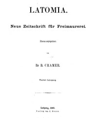 Cover of Latomia (NF) 4 (1881)