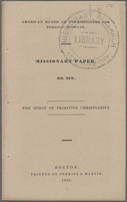 Cover of Missionary paper. No. 14