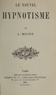 Cover of Le nouvel hypnotisme