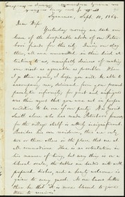 Cover of [Letter to] Dear Wife [manuscript]