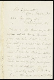 Cover of [Letter to Mr. Garrison] [manuscript]