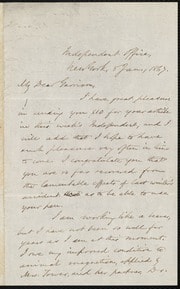 Cover of [Letter to] My Dear Garrison [manuscript]