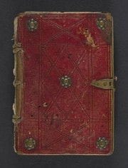 Cover of Processional; Astronomical Text binding fragment