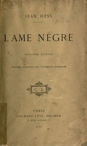 Cover of L'âme nègre