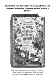 Cover of Martinka and Co.'s 1899 "End of Century" magician's catalog