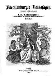Cover of Mecklenburg's Volkssagen