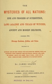 Cover of The mysteries of all nations