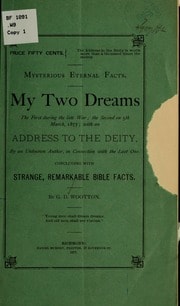 Cover of Mysterious eternal facts